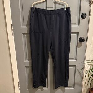 Mondetta Black Fleece Lined Inside Lounge Wear Cozy Women's Pants sz XL
